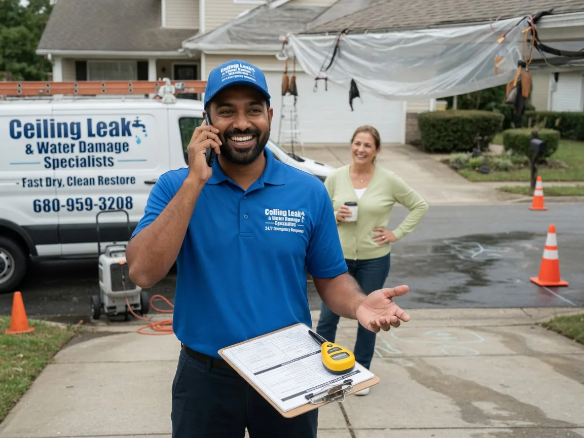 Ceiling Leak Cleanup Bowie, TX FAQs