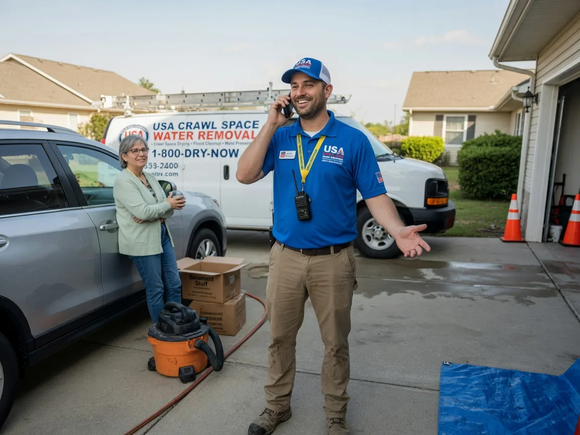 Crawl Space Water Removal Bowie, TX FAQs